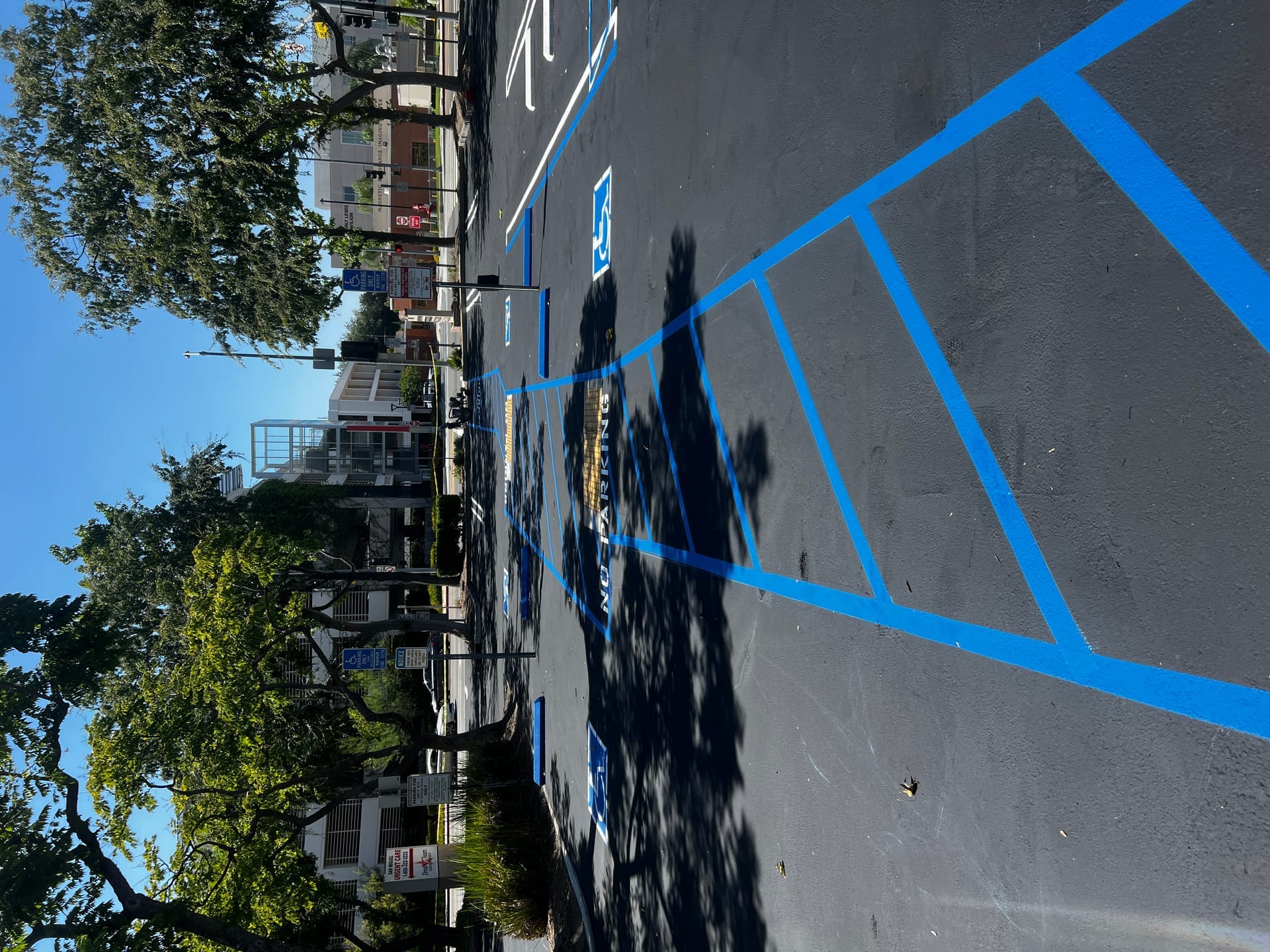 ADA compliant lot markings