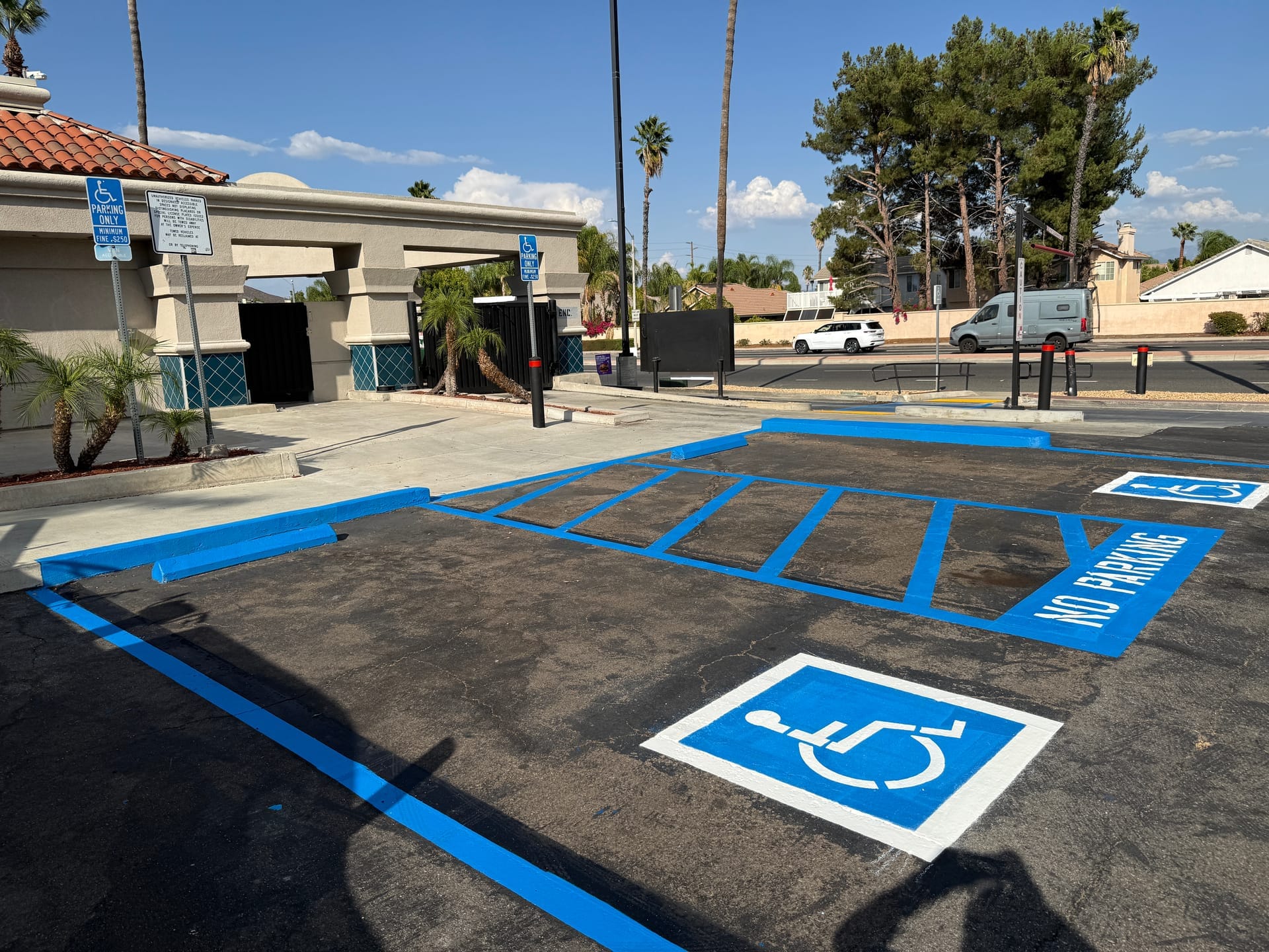 ADA van accessible space