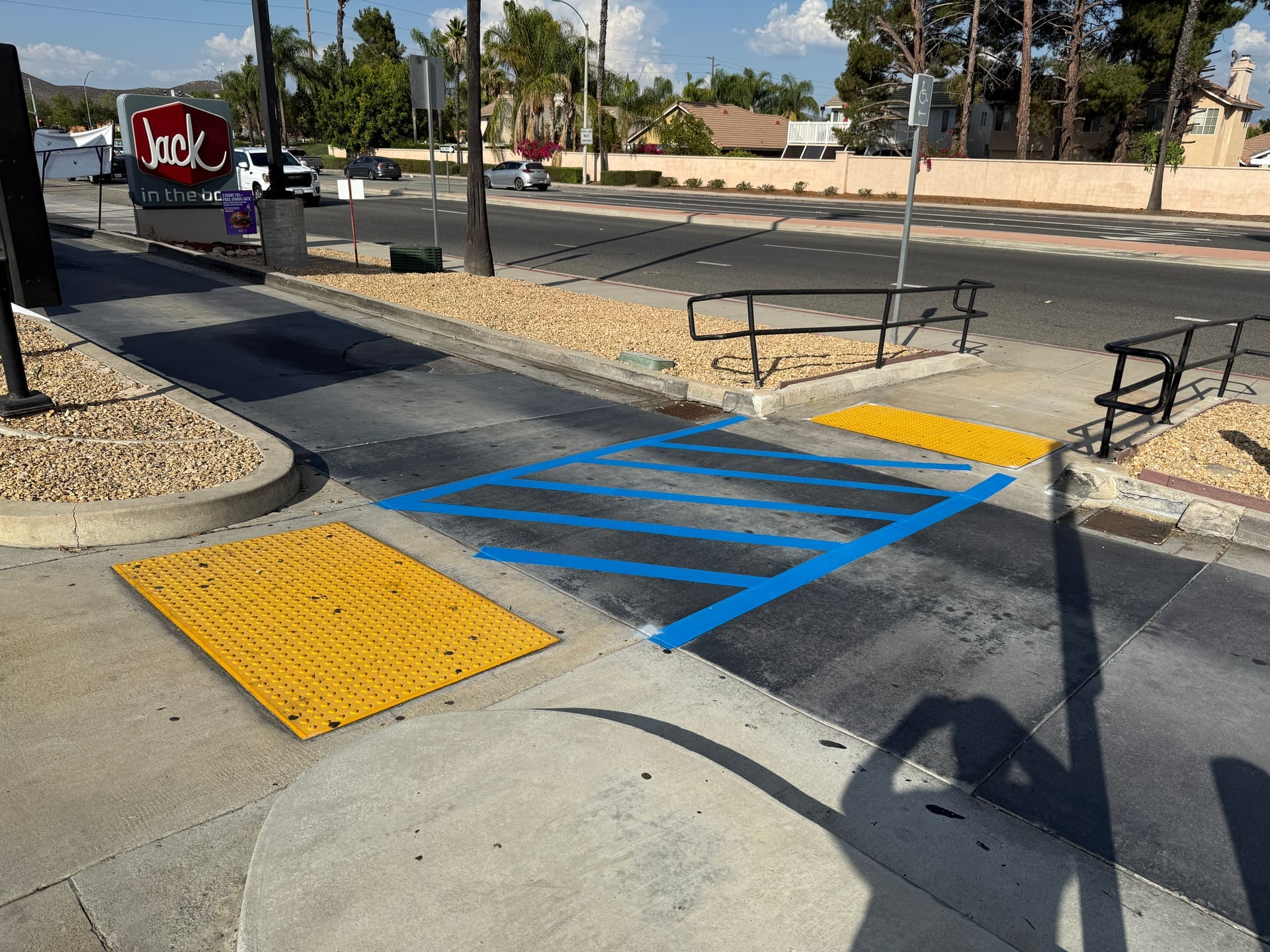 ADA compliant lot striping