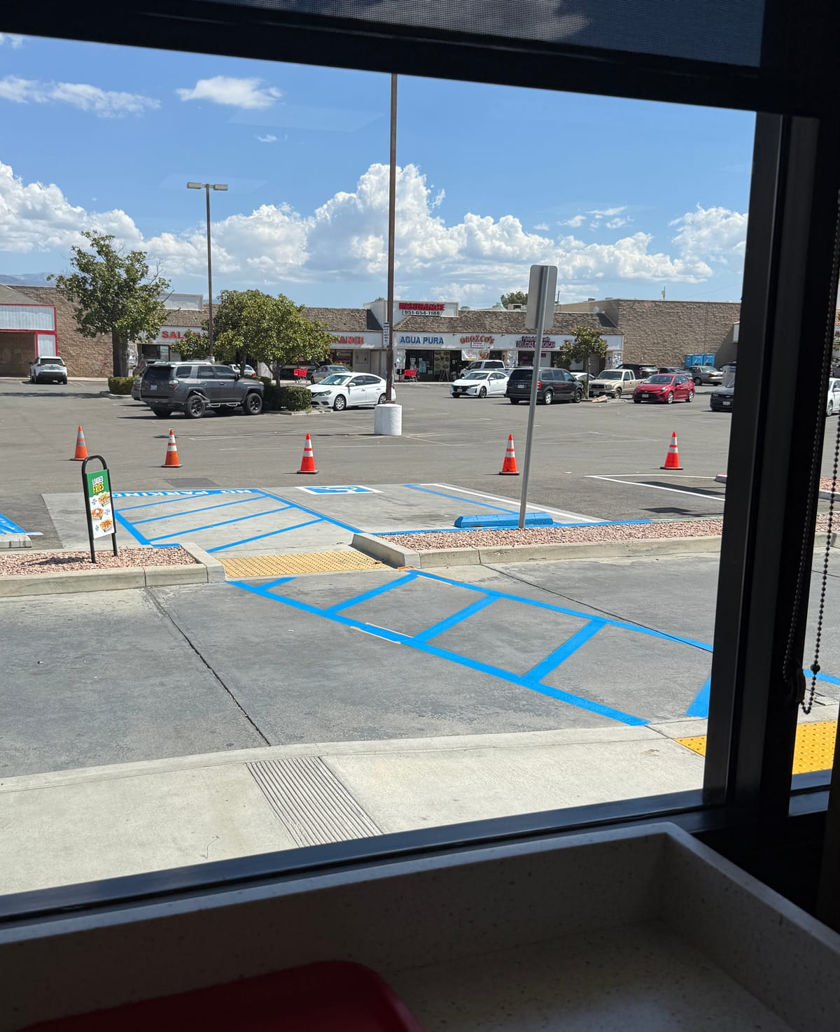 Asphalt after sealcoat application